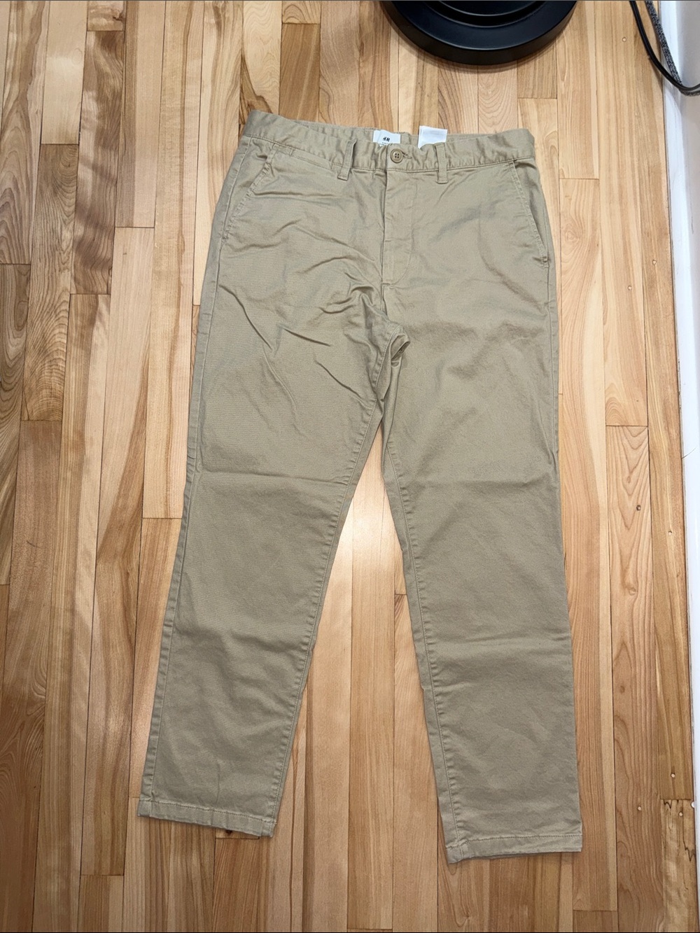 H&M Men's Tan Straight Chinos